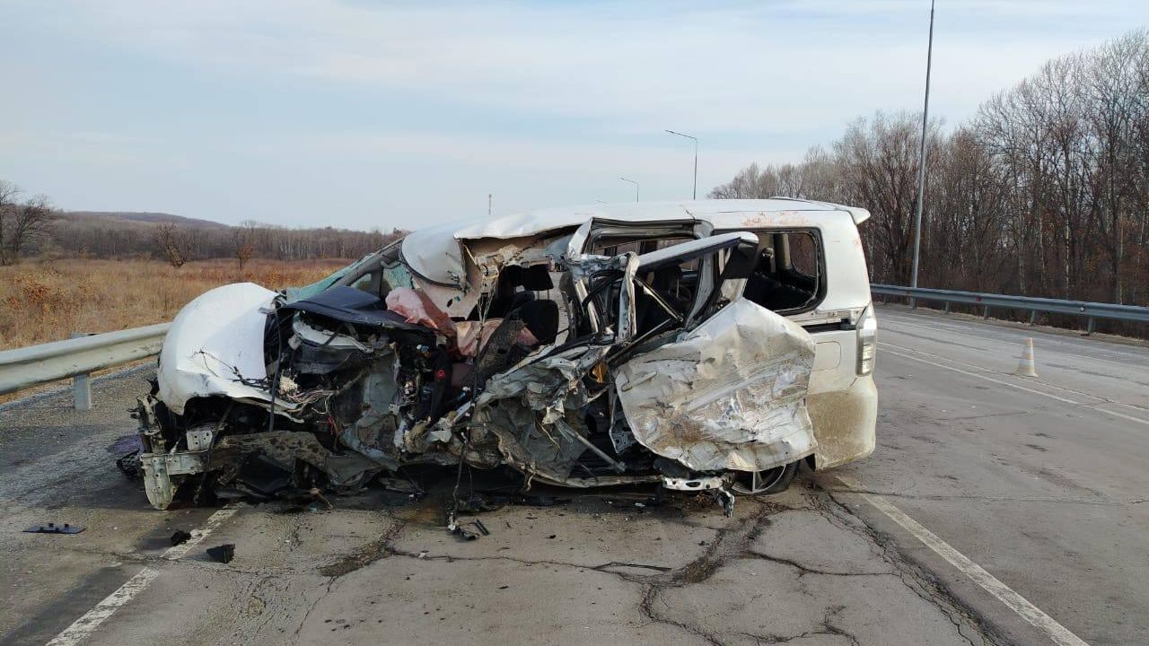 При столкновении двух иномарок в Приморье погиб человек, девять человек пострадало При столкновении двух иномарок в Приморье погиб человек, девять человек пострадало - РИА Новости, 1920, 31.03.2025
