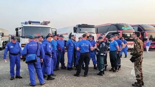 Группировка МЧС России, ликвидировавшая последствия землетрясения в Мьянме