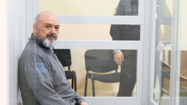 Бывший начальник управления планирования связи главного управления связи ВС РФ Александр Оглоблин в 235-м гарнизонном военном суде в Москве
