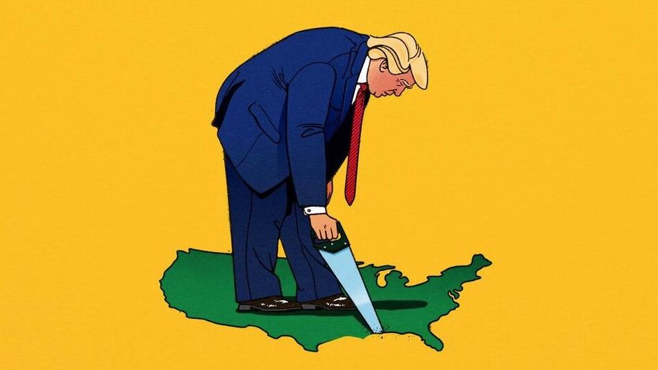 Иллюстрация издания The Economist - РИА Новости, 1920, 03.04.2025