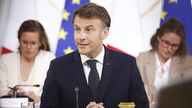 Президент Франции Эммануэль Макрон 