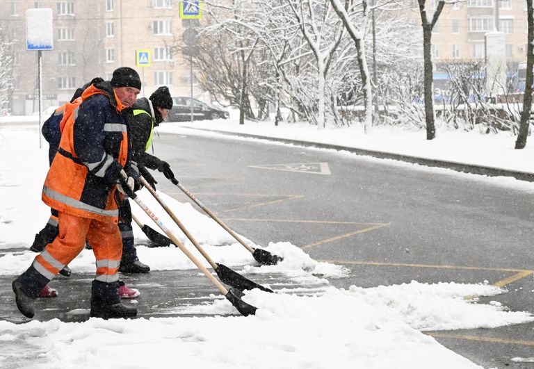 Снег в Москве Снег в Москве