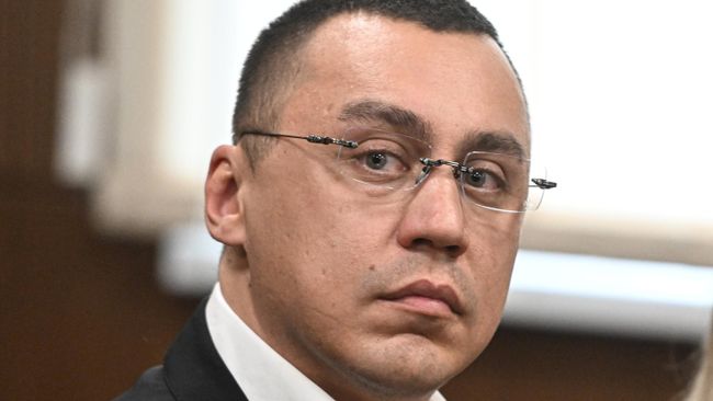 Дмитрий Портнягин на заседании Мещанского районного суда Москвы