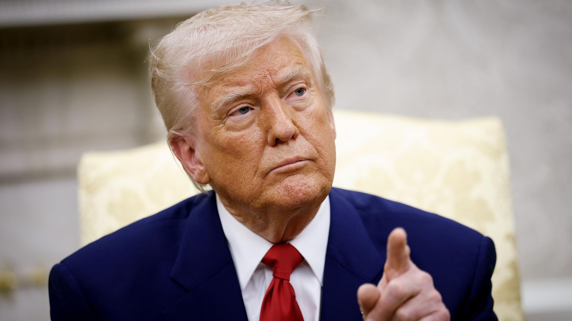 Президент США Дональд Трамп во время встречи с премьер-министром Израиля Биньямином Нетаньяху Президент США Дональд Трамп во время встречи с премьер-министром Израиля Биньямином Нетаньяху - РИА Новости, 1920, 11.04.2025