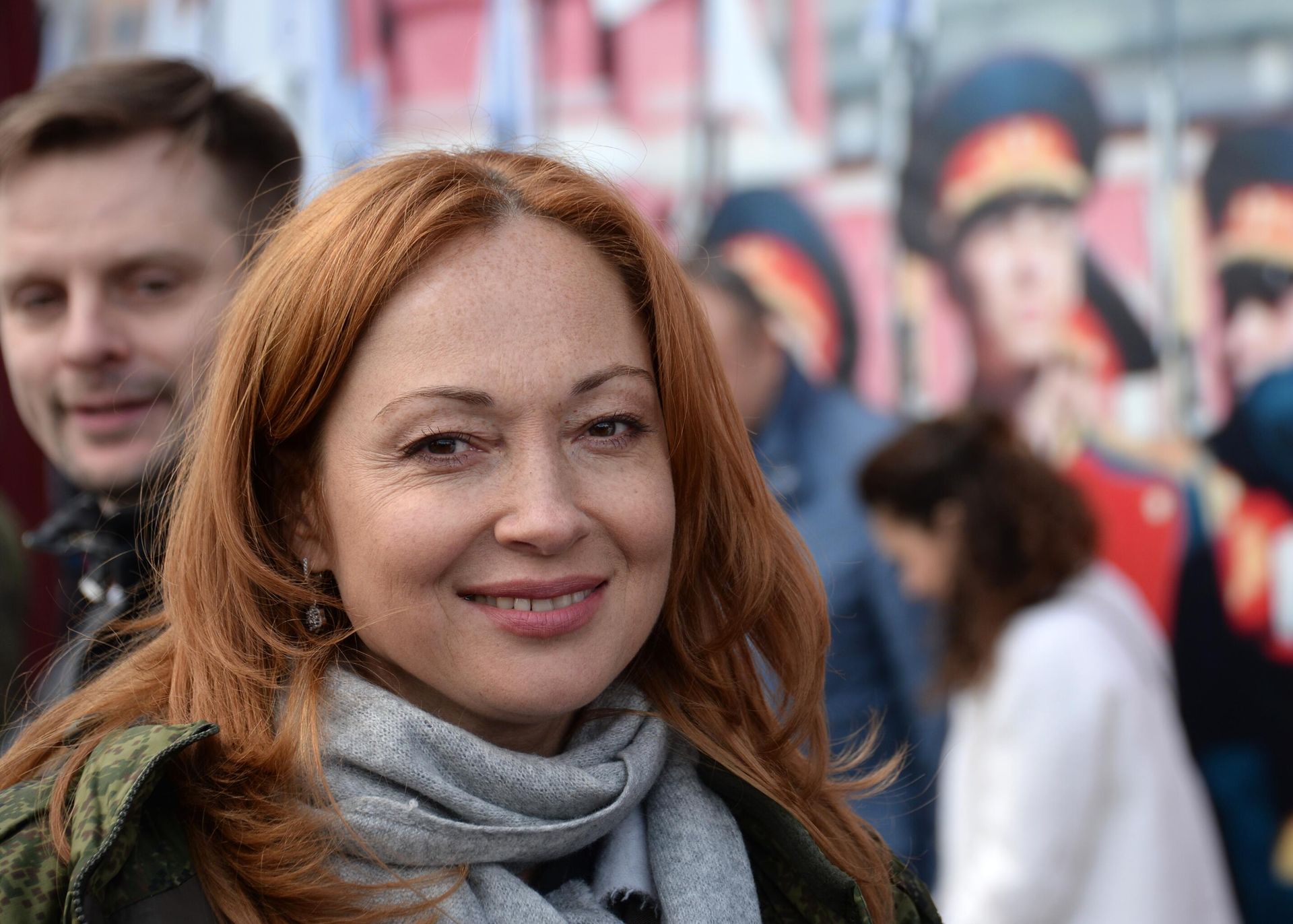Актриса Виктория Тарасова во время военно-патриотической акции Под Знаменем Победы, проходящей в поселке Алабино Московской области - РИА Новости, 1920, 09.04.2025