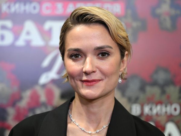 Актриса Надежда Михалкова на премьере фильма Батя 2. Дед в Москве