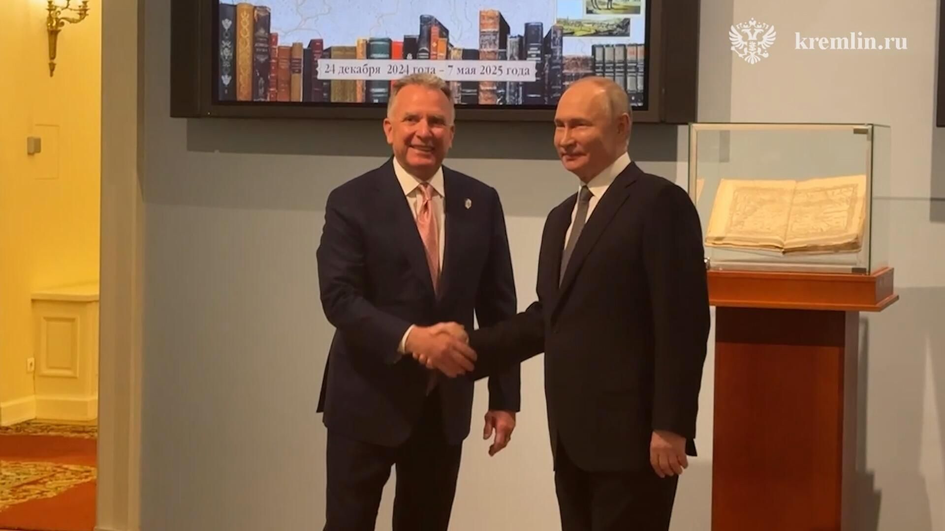 Встреча Путина и Уиткоффа в Петербурге Встреча Путина и Уиткоффа в Петербурге - РИА Новости, 1920, 11.04.2025