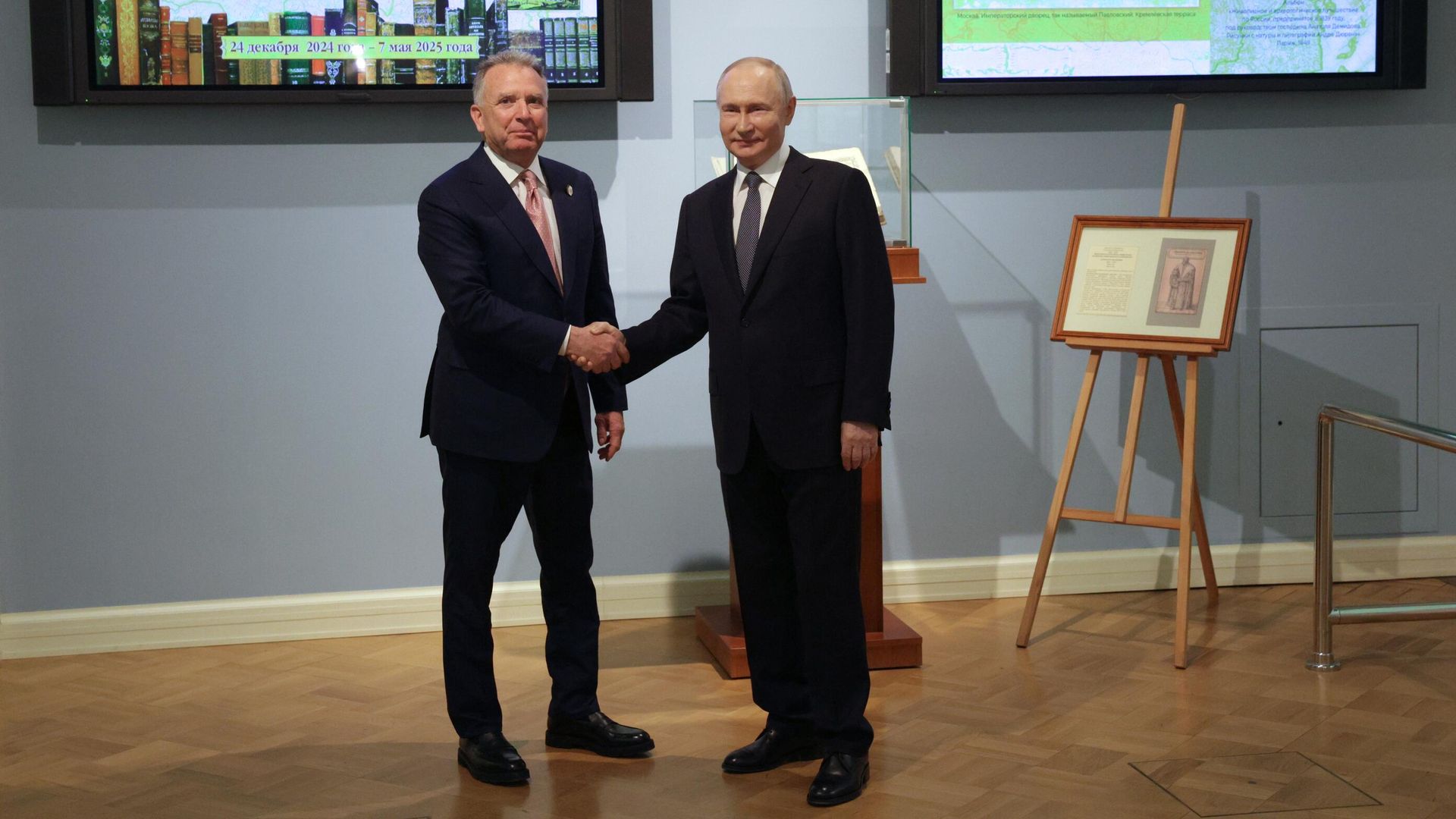Президент России Владимир Путин и спецпосланник президента США по Ближнему Востоку Стивен Уиткофф во время встречи - РИА Новости, 1920, 11.04.2025