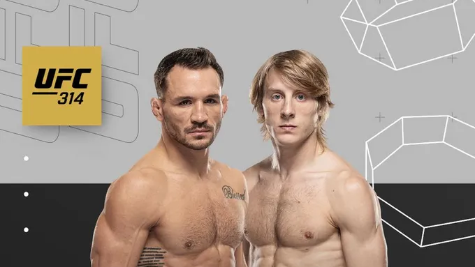Афиша боя Чендлер - Пимблетт на UFC 314 Афиша боя Чендлер - Пимблетт на UFC 314 - РИА Новости, 1920, 13.04.2025