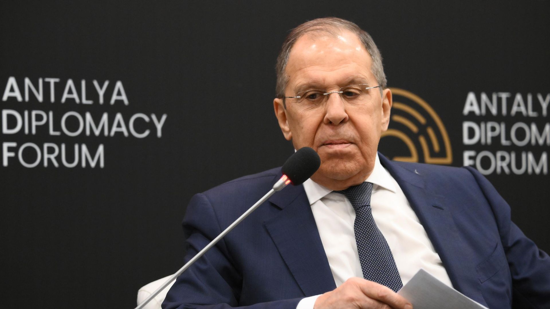 Министр иностранных дел России Сергей Лавров на Анталийском дипломатическом форуме Министр иностранных дел России Сергей Лавров на Анталийском дипломатическом форуме - РИА Новости, 1920, 12.04.2025