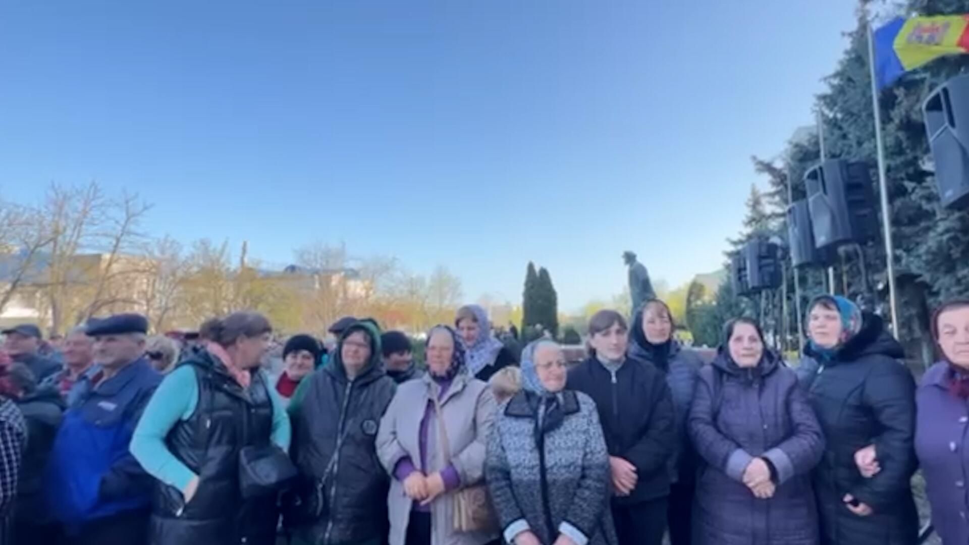 Митинг в поддержку Гуцул в столице Гагаузской автономии Комрате - РИА Новости, 1920, 16.04.2025