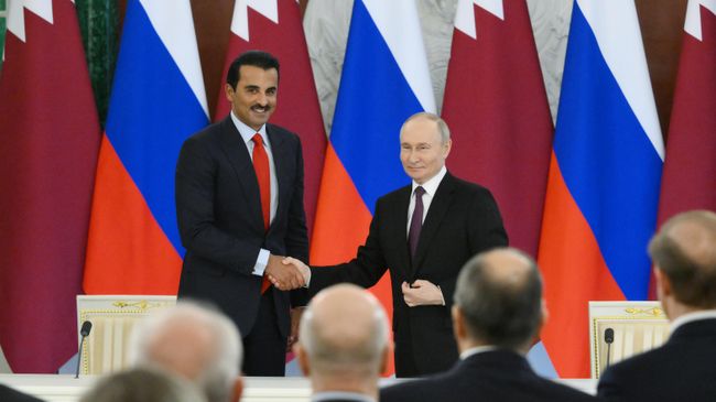 Путин проведет встречу с эмиром Катара в Москве