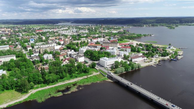 Окрестности города Сортавала в Карелии