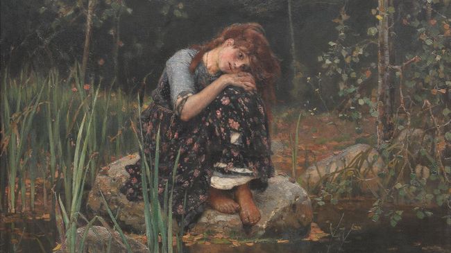 Картина Виктора Васнецова Алёнушка