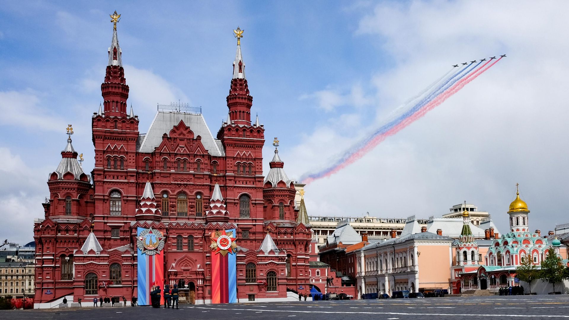 Военный парад, посвященный годовщине Победы в Великой Отечественной войне Военный парад, посвященный годовщине Победы в Великой Отечественной войне - РИА Новости, 1920, 30.04.2025