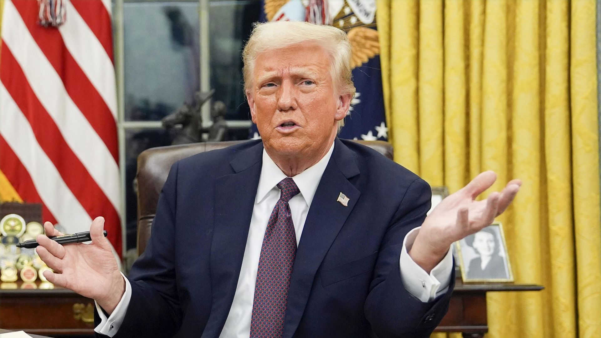 Президент США Дональд Трамп Президент США Дональд Трамп - РИА Новости, 1920, 21.05.2025