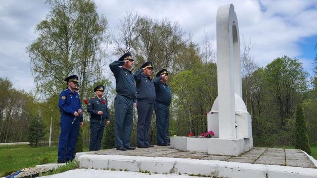 Офицеры из Казахстана посетили село Детчино Калужской области, где в годы Великой Отечественной войны сражалась сформированная в казахстанском Актобе 312-я стрелковая дивизия