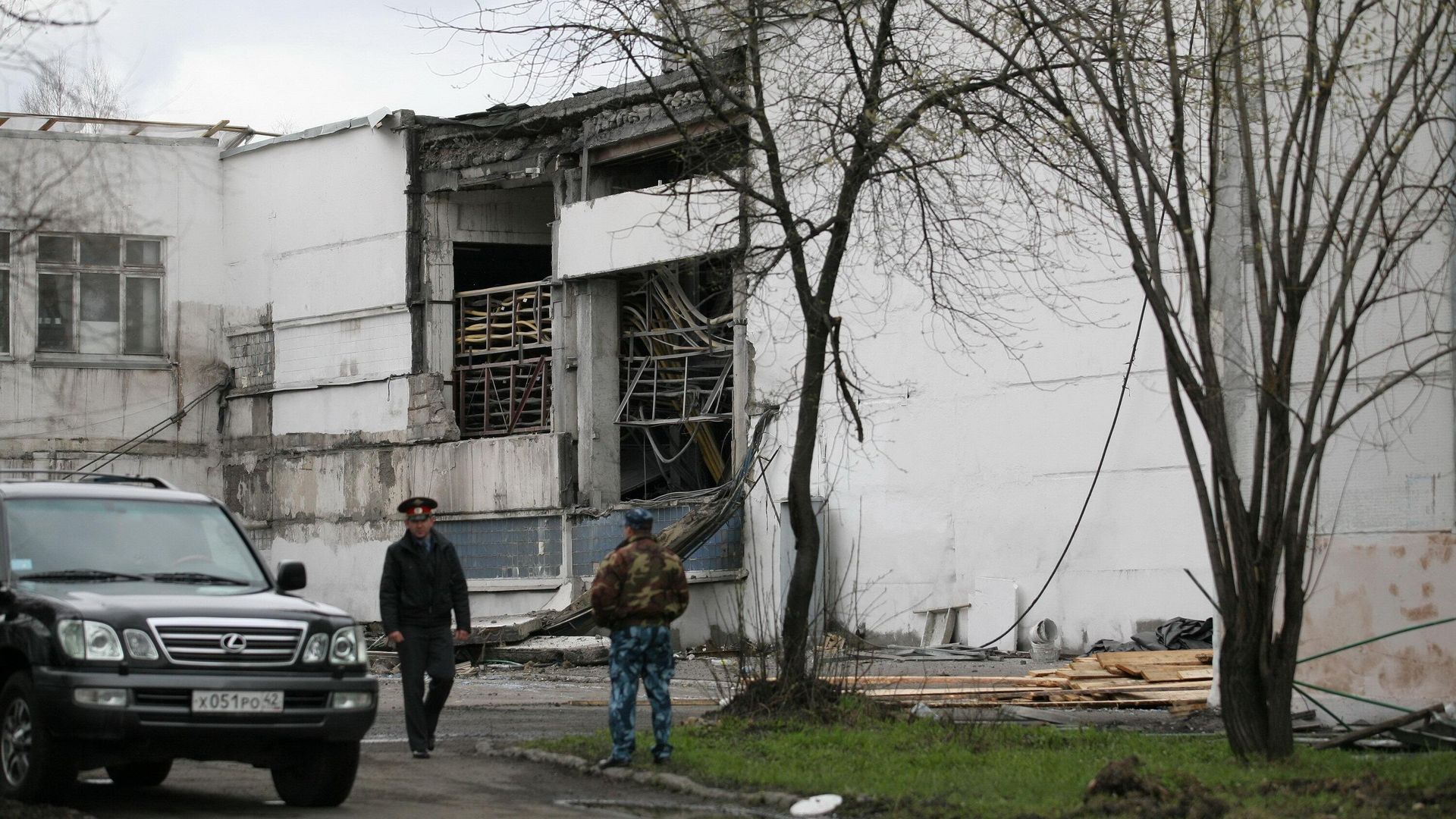 Разрушенный взрывом вентиляционный блок шахты Распадская в городе Междуреченске Кемеровской области - РИА Новости, 1920, 08.05.2025