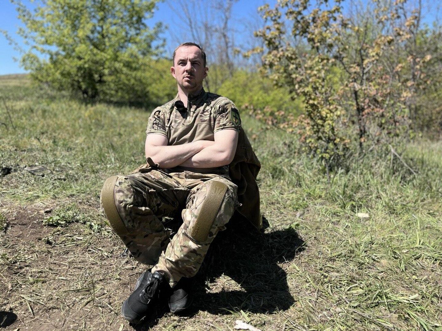Боец с позывным Хантер Боец с позывным Хантер