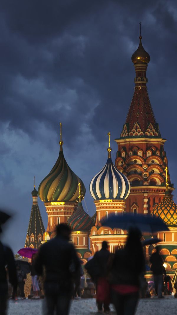 Красная площадь ночью