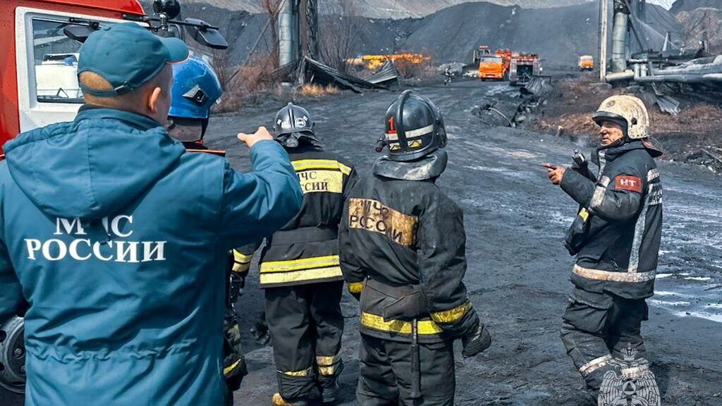 Пожар на угольной фабрике в Нерюнгри. 7 мая 2025 Пожар на угольной фабрике в Нерюнгри. 7 мая 2025 - РИА Новости, 1920, 07.05.2025