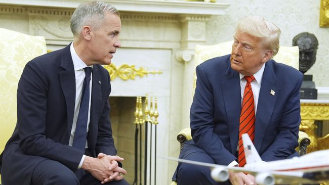 Премьер-министр Канады Марк Карни и президент США Дональд Трамп