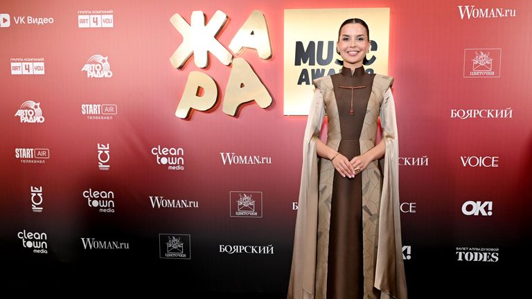 Певица Татьяна Куртукова на VIII ежегодной музыкальной премии ЖАРА Music Awards 2025 в концертном зале Live Арена Певица Татьяна Куртукова на VIII ежегодной музыкальной премии ЖАРА Music Awards 2025 в концертном зале Live Арена