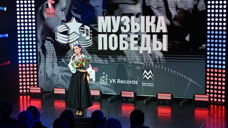 Певица Татьяна Куртукова на презентации музыкального проекта Музыка Победы в Москве Певица Татьяна Куртукова на презентации музыкального проекта Музыка Победы в Москве