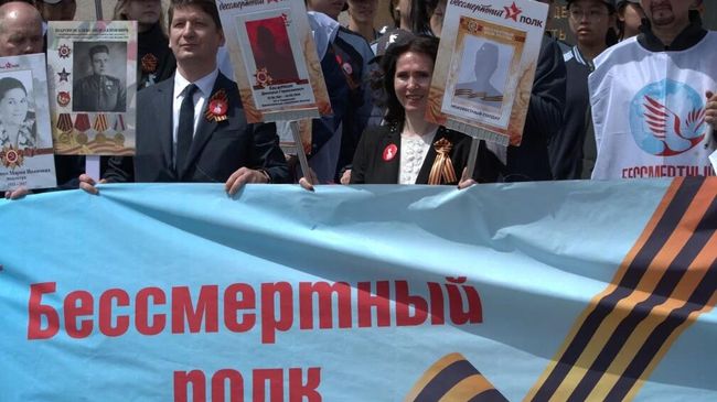 Бессмертный полк в Даляне, Китай
