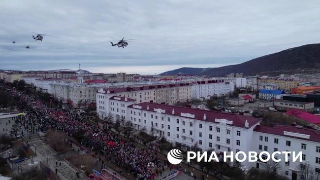 Бессмертный полк в Магадане