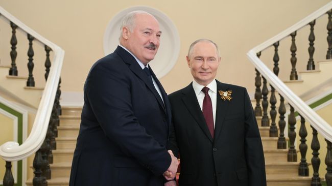 Владимир Путин и Александр Лукашенко