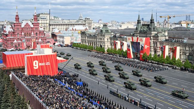 Москва. Военный парад, посвященный 80-летию Победы в Великой Отечественной войне