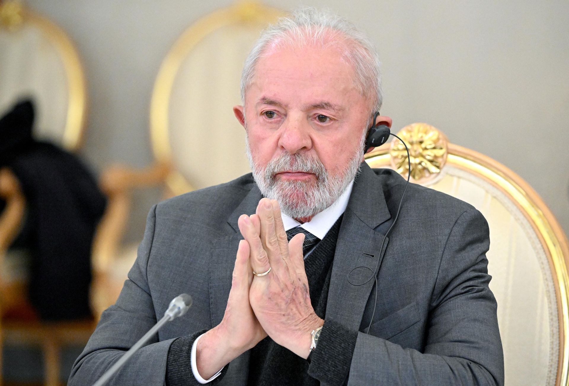 Президент Бразилии Луис Инасиу Лула да Силва во время встречи с президентом РФ Владимиром Путиным - РИА Новости, 1920, 23.09.2025