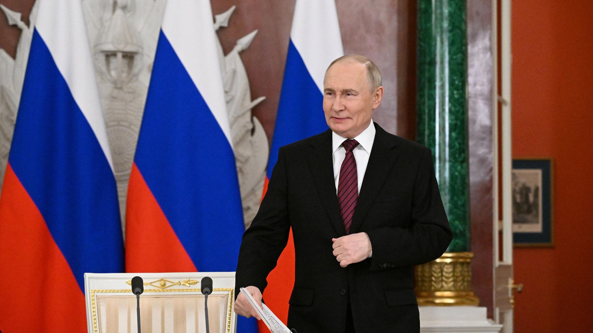 Обращение президента РФ В. Путина к представителям российских и зарубежных СМИ - РИА Новости, 1920, 11.05.2025