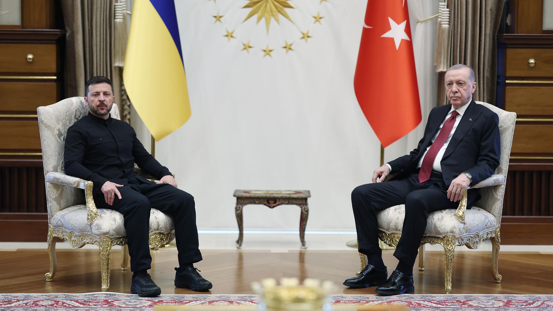 Встреча президента Турции Реджепа Тайипа Эрдогана с Владимиром Зеленским. 15 мая 2025 Встреча президента Турции Реджепа Тайипа Эрдогана с Владимиром Зеленским. 15 мая 2025 - РИА Новости, 1920, 15.05.2025