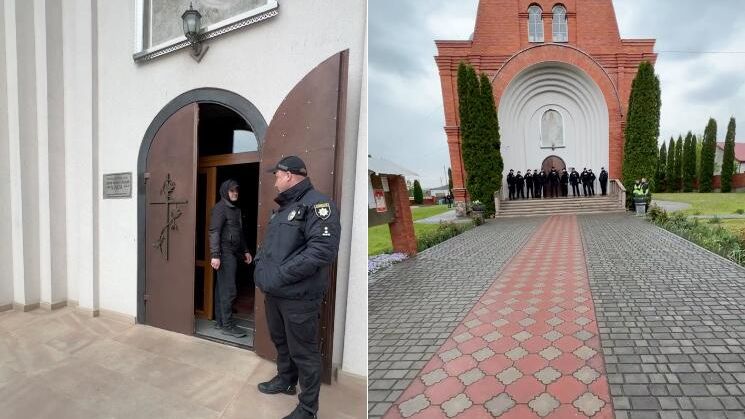 Сторонники ПЦУ пытаются захватить храм УПЦ в Хмельницкой области - РИА Новости, 1920, 15.05.2025