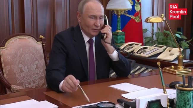 Телефонный разговор Путина и главы Беловского района Курской области Волобуева