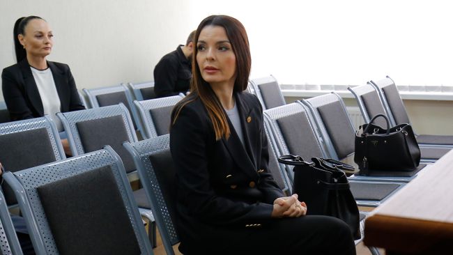 Глава Гагаузии Евгения Гуцул на заседании суда