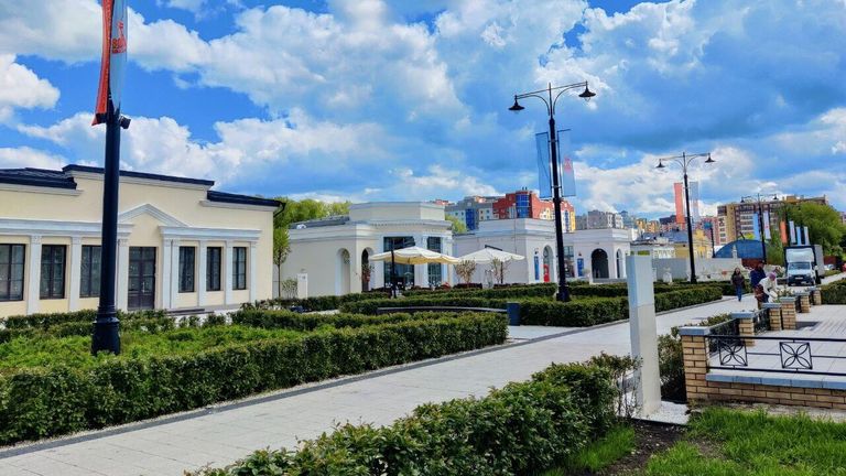Здания на ВДНХ в Рязани