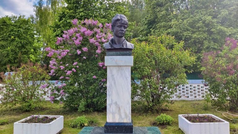 Рязанская область, памятник Сергею Есенину в Спас-Клепиках