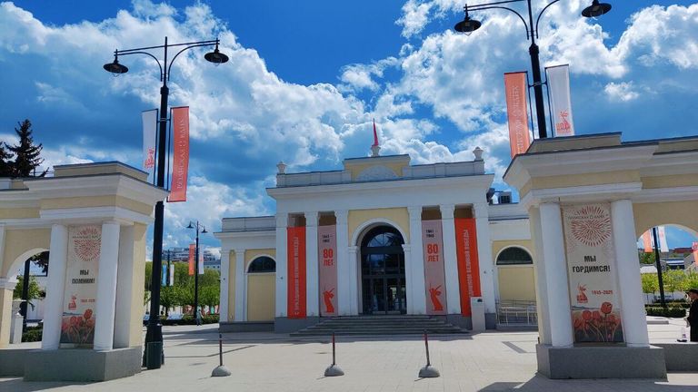 Рязань, вход на ВДНХ