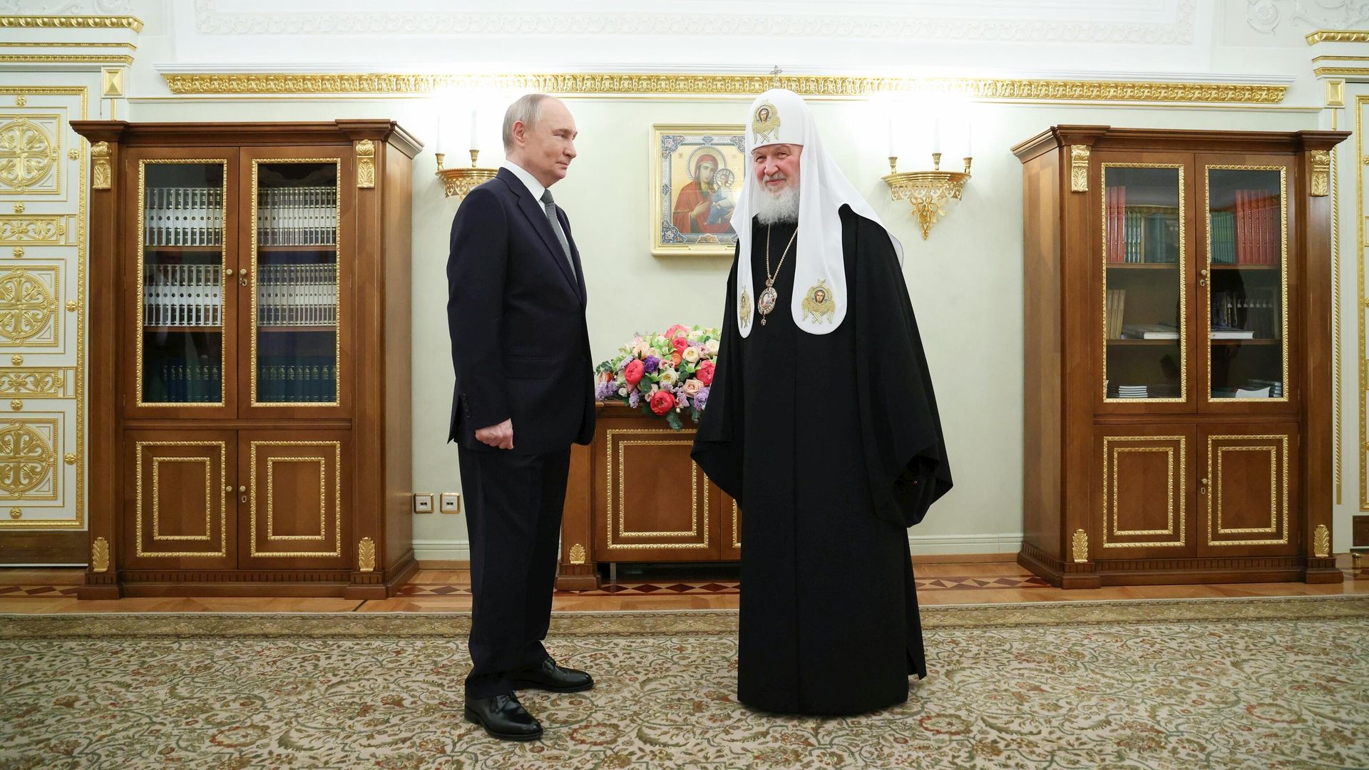Президент РФ Владимир Путин поздравляет патриарха Московского и всея Руси Кирилла с Днём тезоименитства - РИА Новости, 1920, 24.05.2025