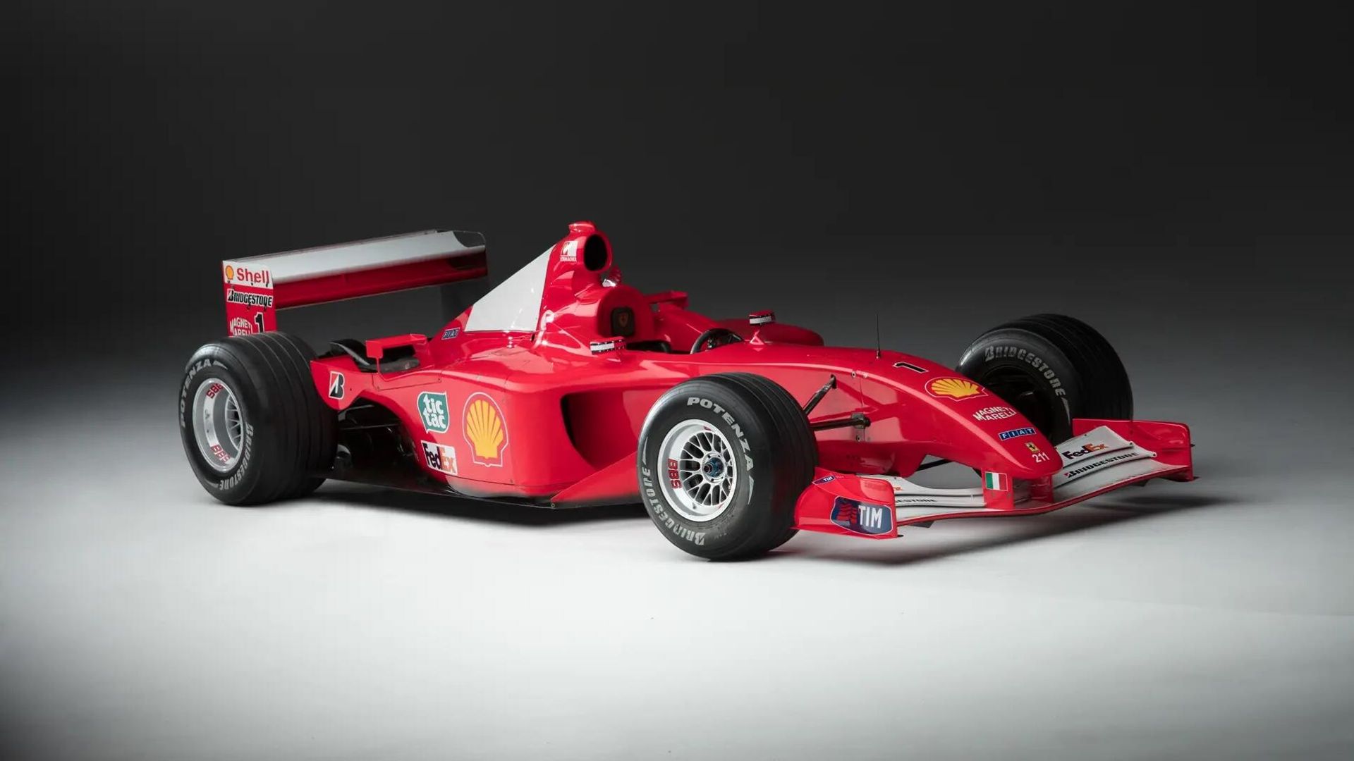 Автомобиль Ferrari F2001 Михаэля Шумахера Автомобиль Ferrari F2001 Михаэля Шумахера - РИА Новости, 1920, 25.05.2025