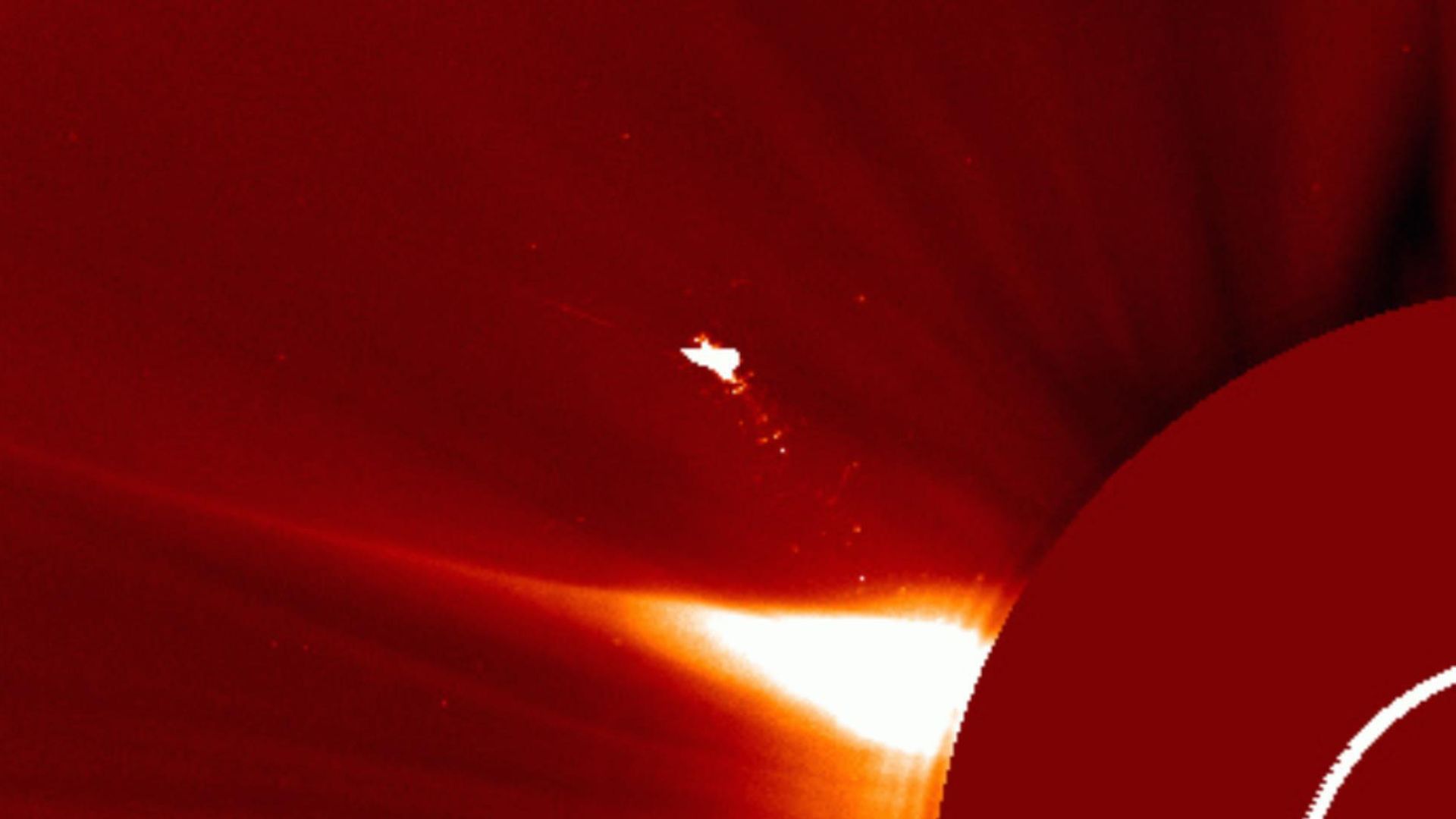Снимок с одного из телескопов LASCO Снимок с одного из телескопов LASCO - РИА Новости, 1920, 25.05.2025