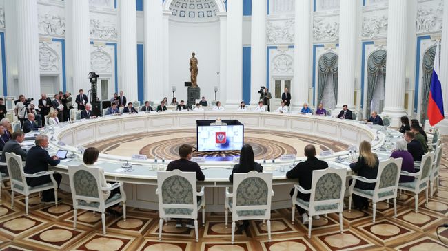 Президент РФ Владимир Путин проводит заседание наблюдательного совета Россия – страна возможностей