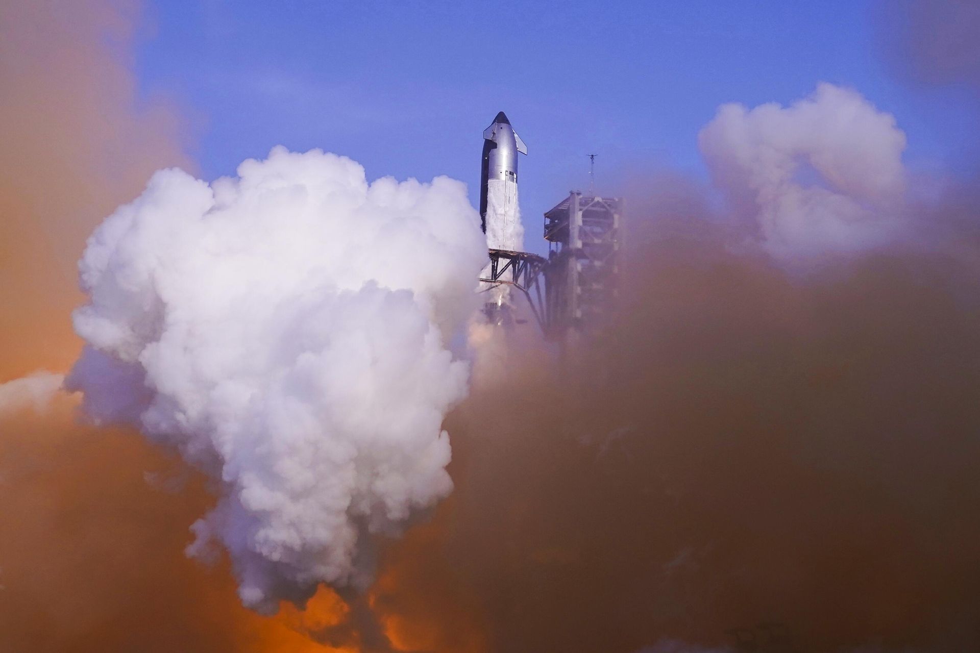 Пуск ракеты Starship американской компании SpaceX в Техасе - РИА Новости, 1920, 14.07.2025
