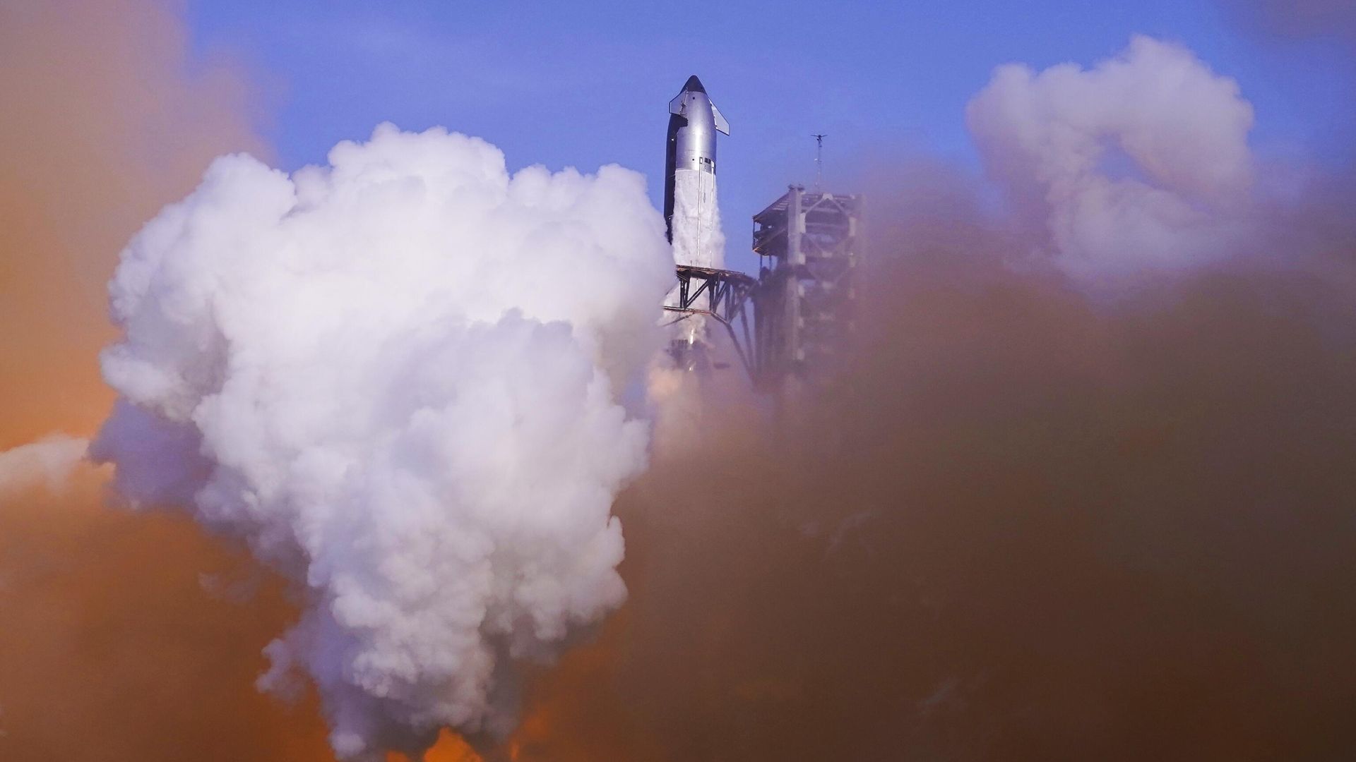 Пуск ракеты Starship американской компании SpaceX в Техасе - РИА Новости, 1920, 07.06.2025