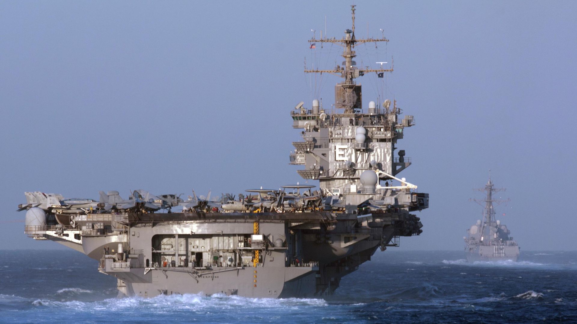 Авианосец USS Enterprise (CVN 65) Авианосец USS Enterprise (CVN 65) - РИА Новости, 1920, 31.05.2025