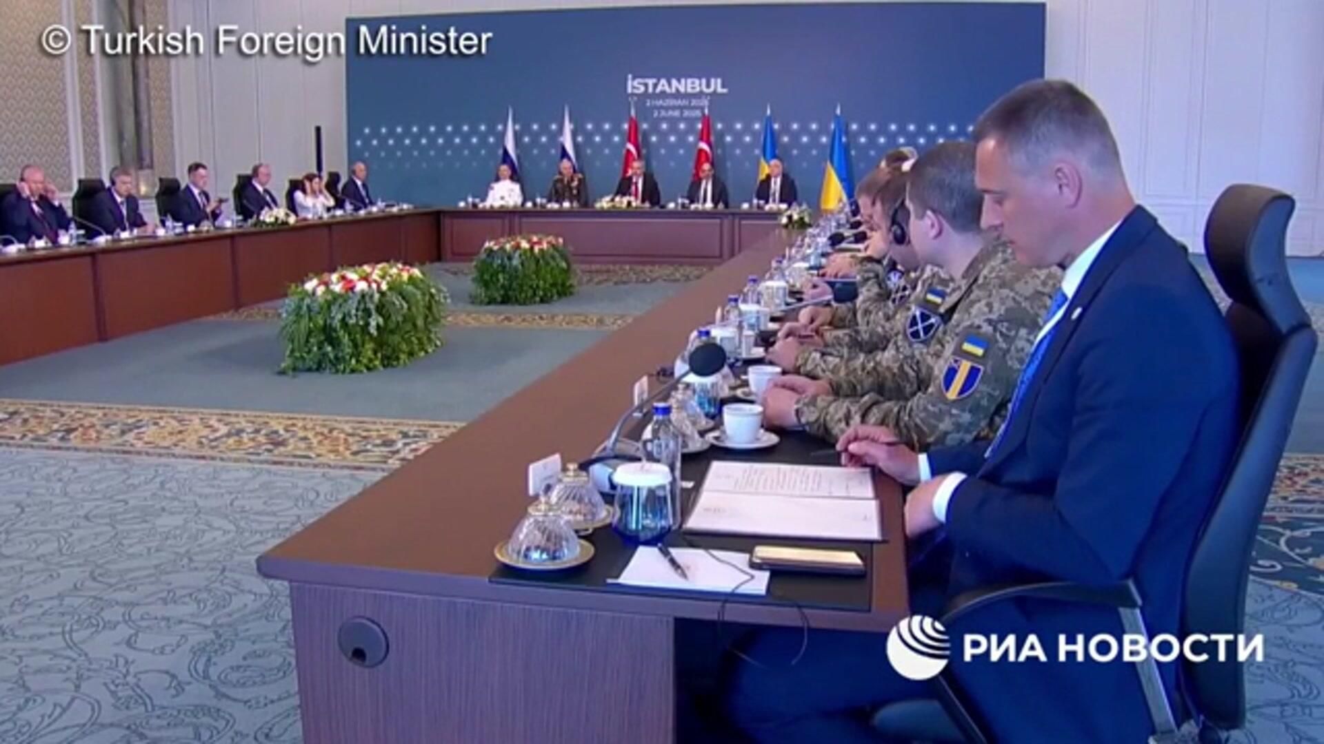 Выступление главы МИД Турции перед началом переговоров России и Украины - РИА Новости, 1920, 02.06.2025