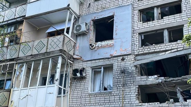 Последствия удара ВСУ по городу Алешки
